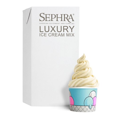 Sephra Soft Serve Luxury Ice Cream Mix - 12 x 1L